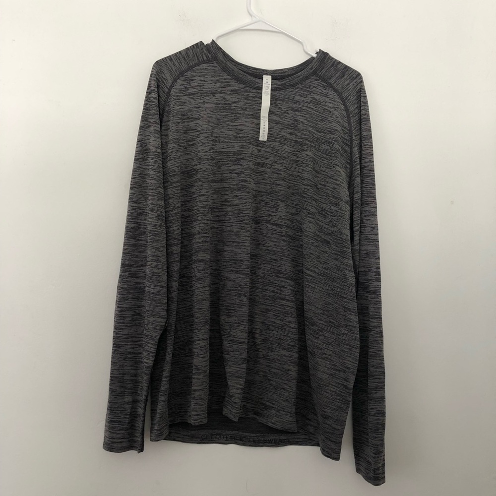 Lululemon Time To Get Dirty Get Outside Get Sweaty Men Long Sleeve Shirt Size XL